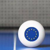 Speciale pingpongbal met vlag van de Europese Unie (Net)