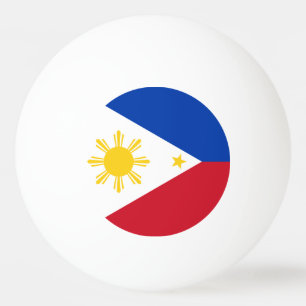 Speciale pingpongbal met vlag van de Filipijnen