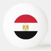 Speciale pingpongbal met vlag van Egypte (Achterkant)