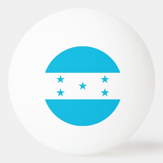 Speciale pingpongbal met vlag van Honduras (Achterkant)