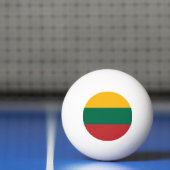Speciale pingpongbal met Vlag van Litouwen (Net)