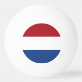 Speciale pingpongbal met vlag van Nederland (Achterkant)