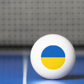 Speciale pingpongbal met vlag van Oekraïne (Net)