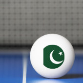 Speciale pingpongbal met vlag van Pakistan (Net)