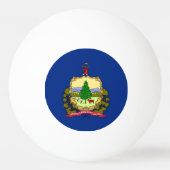Speciale pingpongbal met vlag van Vermont, VS (Voorkant)