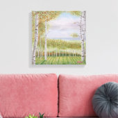 Speciale plek op de heuvel canvas afdruk (Insitu (Woonkamer))