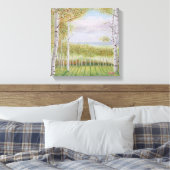 Speciale plek op de heuvel canvas afdruk (Insitu (Slaapkamer))