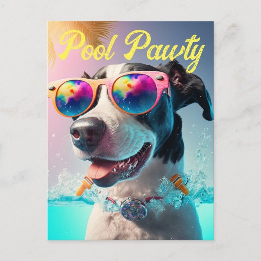 Speciale pool voor uw hond briefkaart (Voorkant)