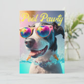 Speciale pool voor uw hond kaart (Staand voorkant)