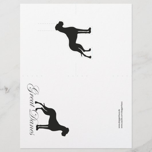 Speciale pop op Great Dane-kaarten (Voorkant)