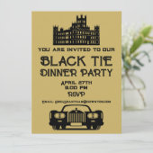 Speciale Posh Dinner Party uitnodigingen (Staand voorkant)