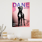 Speciale poster voor de verkoop van Great Dane-pup (Keuken)
