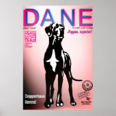 Speciale poster voor de verkoop van Great Dane-pup (Voorkant)
