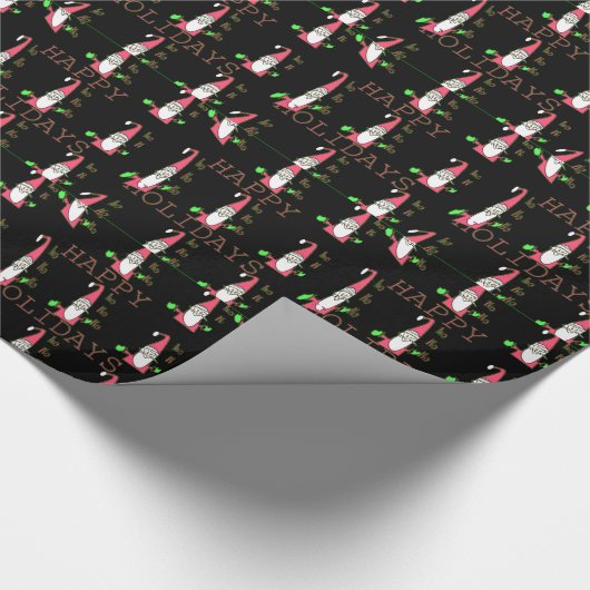 Speciale Prettige feestdagen Ho Ho Ho Ink Sketch S Cadeaupapier (Hoek)