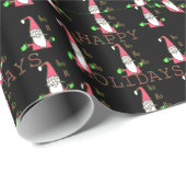 Speciale Prettige feestdagen Ho Ho Ho Ink Sketch S Cadeaupapier (Rol Hoek)