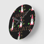 Speciale Prettige feestdagen Ho Ho Ho Ink Sketch S Ronde Klok (Hoek)