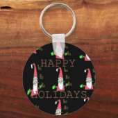 Speciale Prettige feestdagen Ho Ho Ho Ink Sketch S Sleutelhanger (Voorkant)