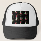 Speciale Prettige feestdagen Ho Ho Ho Ink Sketch S Trucker Pet (Voorkant)