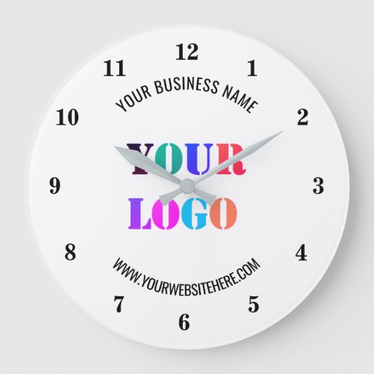Speciale promotie op je website voor je Logo Grote Klok (Voorkant)