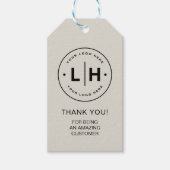 Speciale promotie voor zakelijke Logo Cadeaulabel (Voorkant)