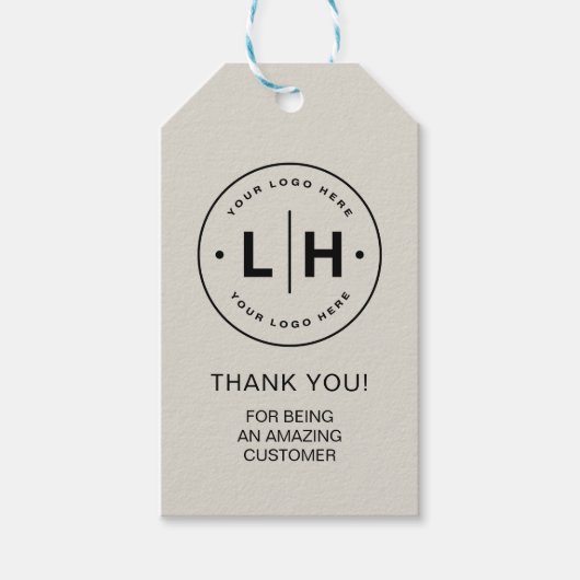 Speciale promotie voor zakelijke Logo Cadeaulabel (Voorkant)