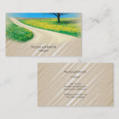 Speciale psychologische Natuur Psychologist Relax Visitekaartje (Voorkant / Achterkant)