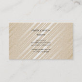 Speciale psychologische Natuur Psychologist Relax Visitekaartje (Achterkant)