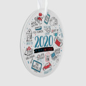 Speciale quarantaineactiviteiten 2020 met kerstmis ornament (voorkant)