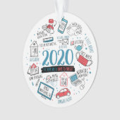 Speciale quarantaineactiviteiten 2020 met kerstmis ornament (voorkant)