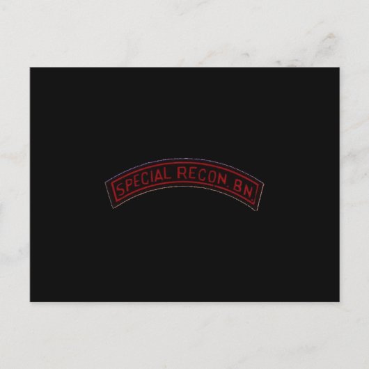 Speciale Recon BN Briefkaart (Voorkant)