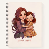 Speciale reservemoeder en dochter notitieboek (Voorkant)