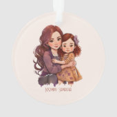 Speciale reservemoeder en dochter ornament (achterkant)