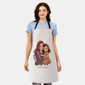 Speciale reservemoeder en dochter schort (Gedragen)