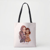 Speciale reservemoeder en dochter tote bag (Voorkant)