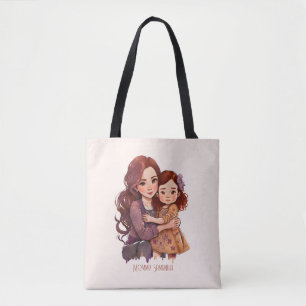 Speciale reservemoeder en dochter tote bag