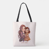 Speciale reservemoeder en dochter tote bag (Achterkant)