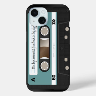Speciale Retro Cassette 80s iPod-draagtas iPhone 15 Case