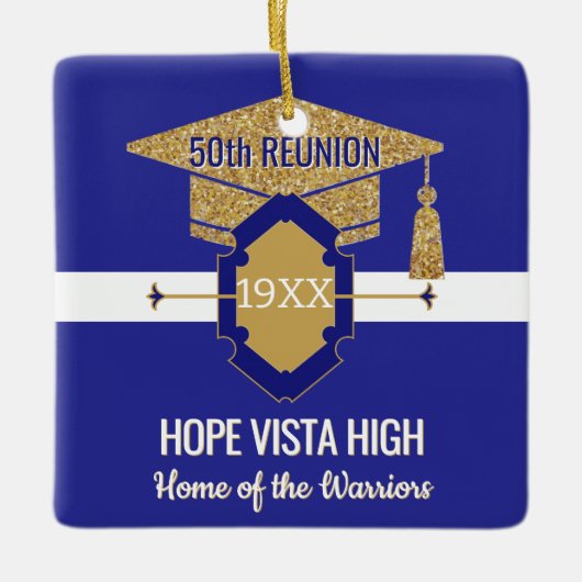 Speciale Reünie! 50ste klasreünie Keramisch Ornament (Voorkant)