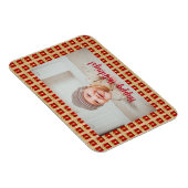 Speciale Rode en gouden kerstcadeaudoos Magneet (Rechterzijde)