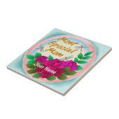 Speciale Rozen voor mama Tegeltje (Zijkant)