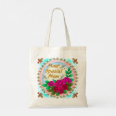 Speciale Rozen voor mama Tote Bag (Achterkant)