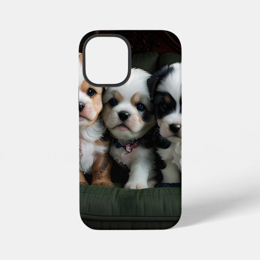 Speciale Schattige Puppies 2 iPhone Hoesje (Achterkant)