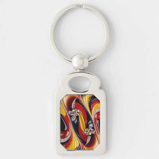 Speciale sleutelhanger met Belgian Colors Design (Voorkant)
