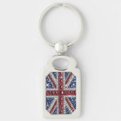 Speciale sleutelhanger met British Colours Design (Voorkant)