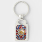 Speciale sleutelhanger met Colombia Kleuren Design (Voorkant)