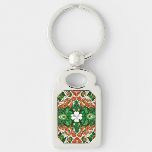 Speciale sleutelhanger met Irish Colors Design (Voorkant)