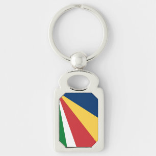 Speciale sleutelhanger met Seychellen Kleuren Desi