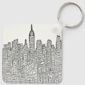 Speciale sleutelhanger voor Manhattan Skyscrapers (Achterkant)
