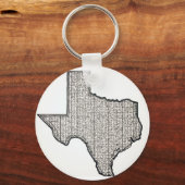 Speciale sleutelhanger voor Texas (Achterkant)
