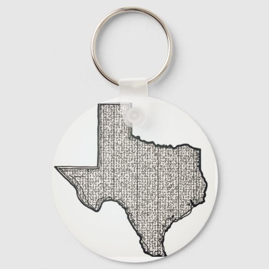 Speciale sleutelhanger voor Texas (Achterkant)